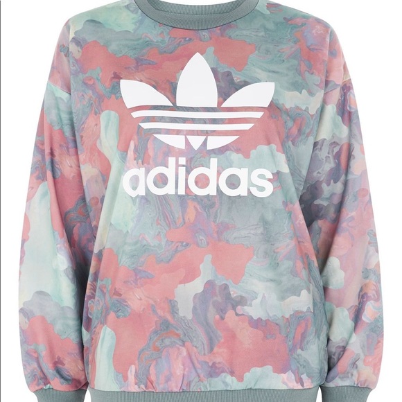 Adidas pastel crew neck sweatshirt - Picture 6 of 8